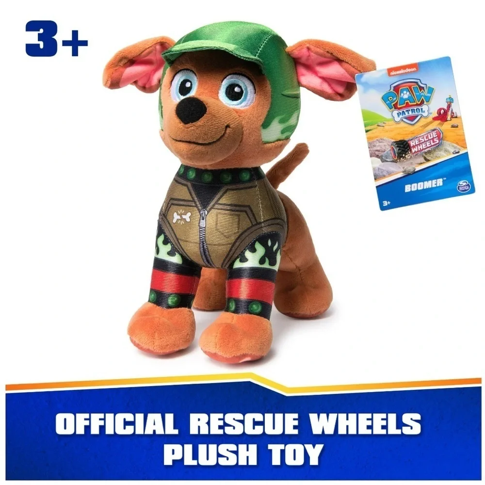 NEW Nickelodeon PAW Patrol Rescue Wheels Boomer Plush Toy 8